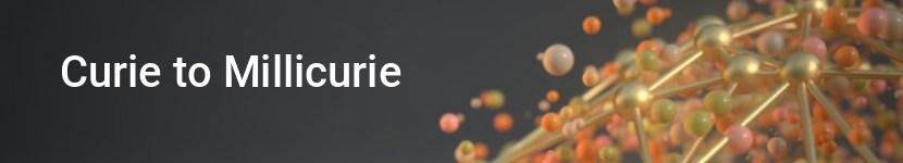 curie to millicurie
