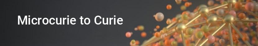microcurie to curie