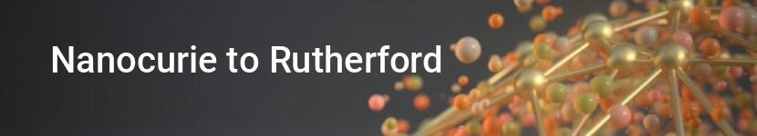 nanocurie to rutherford