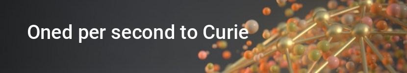oned per second to curie