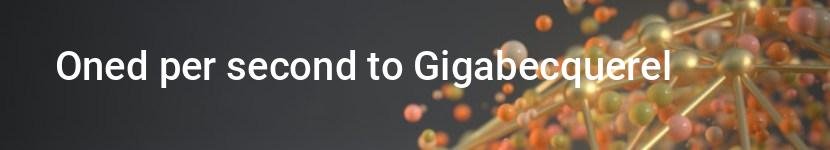 oned per second to gigabecquerel