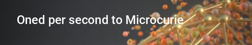 oned per second to microcurie