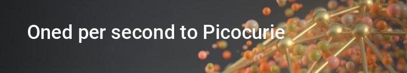 oned per second to picocurie