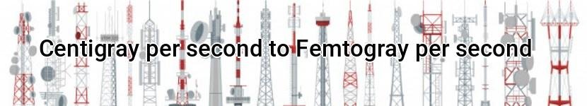 centigray per second to femtogray per second