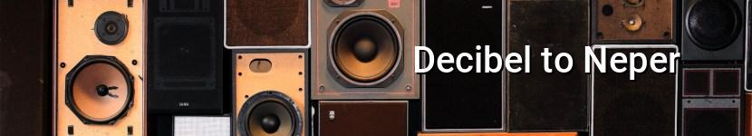 decibel to neper