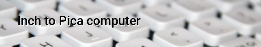 inch to pica computer