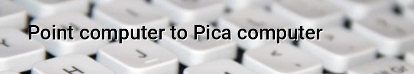 point computer to pica computer