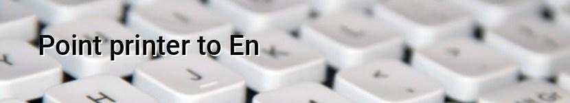 point printer to en