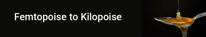 femtopoise to kilopoise