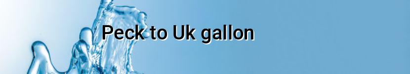 peck to uk gallon