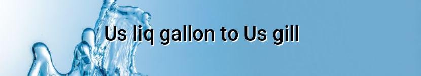 us liq gallon to us gill