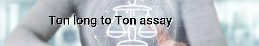 ton long to ton assay